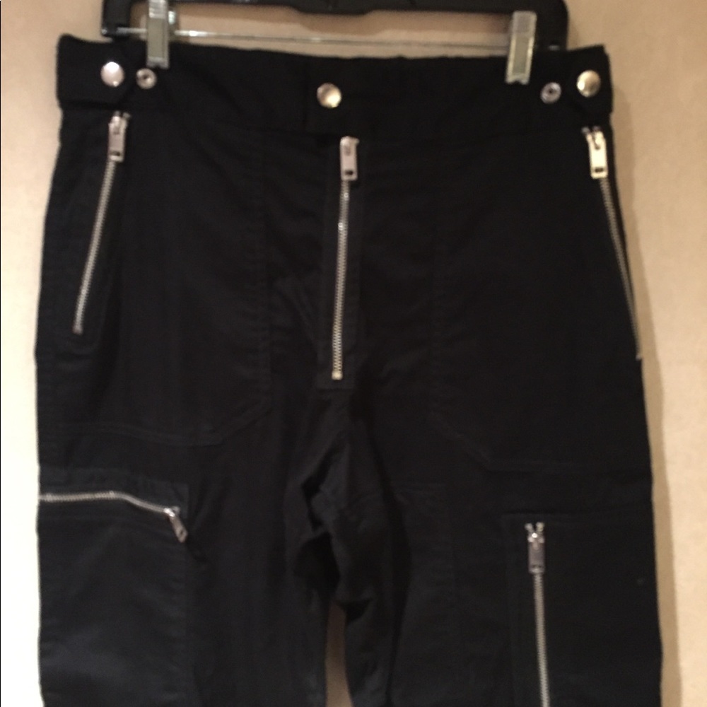 Diesel black cargo pants